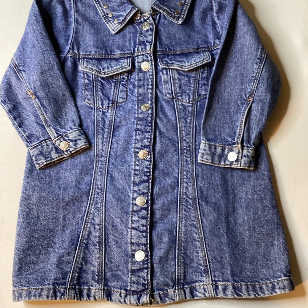 Zara Kids Blue Denim Dress